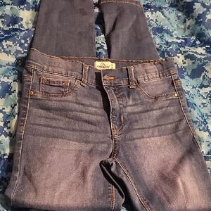 Jordache Girls Dark Blue Denim Jeans